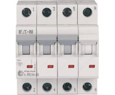 Eaton grandinės pertraukiklis 3P+N B 6A 6kA AC xPole Home HN-B6/3N 194898