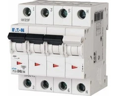 Eaton Grandinės pertraukiklis 3P+N D 40A 6kA AC PL6-D40/3N 165044