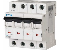 „Eaton“ grandinės pertraukiklis 4P B 2A 6 kA AC PL6-B2/4 166496