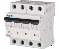 Eaton Grandinės pertraukiklis 4P C 25A 6kA AC PL6-C25/4 166523