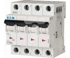„Eaton“ grandinės pertraukiklis 4P C 4A 6kA AC PL6-C4/4 166527