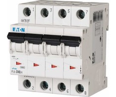 Eaton Grandinės pertraukiklis 4P C 50A 6kA AC PL6-C50/4 166530