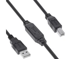 USB kabelis Eaton USB-A - USB-B 10 m, juodas