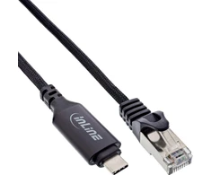 Eaton InLine® USB 3.2 tinklo adapterio kabelis, gigabito, USB-C į RJ45 kištuką, 5 m