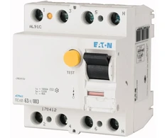 Eaton Liekamosios srovės grandinės pertraukiklis FRCmM-25/4/003 4P 25A 0.03A tipas AC - 170410