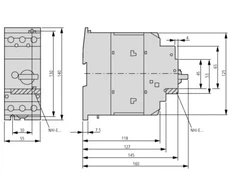 Eaton Motorinis perjungiklis PKZM4-16 3 poliai IP20 50kA - 222350