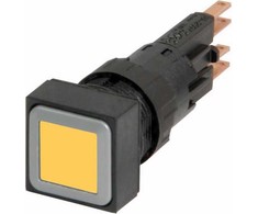 Eaton mygtukinis pavaros įtaisas 25 x 25 mm geltonas negrįžtamasis jungiklis su foniniu apšvietimu Q25LTR-GE/WB (086346)