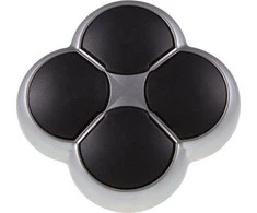 Eaton 4- padėties mygtukas 22mm juodas su grįžimu M22- D4- S (279411)