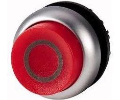 Eaton Raudona O mygtuko diskas su apšvietimu M22-DLH-R-X0 (216975)