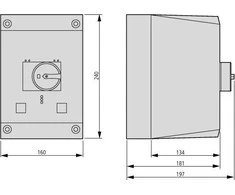 Eaton IP65 korpuso dangtelis CI-K4-PKZ4-G (225524)