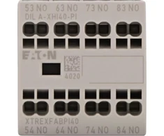 „Eaton“ pagalbinio kontakto modulio 4 polius 16A 4Z priekinio tvirtinimo įstumiami spyruoklės gnybtai 199317