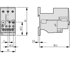 „Eaton“ perkrovos relė 6-10A ZB32-10 278451