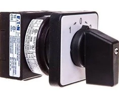 Eaton 1-0-2 1P 20A Cam jungiklis turi būti pastatytas su grįžimo į poziciją 0 (019863)
