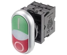 Eaton Dvigubas paryškinimo mygtukas M22- DDl- GR- X1 / X0 / K11 / 2 - 216509
