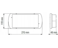 Eaton „SafeLite“ avarinis šviestuvas, MNM, IP42, 200 lm, 3H + 3 piktogramų rinkinys SL2MNM42F3C3A