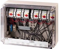 Eaton SOL30-SAFETY priešgaisrinis jungiklis 6 PV stygoms, MC4, 230VAC 168104