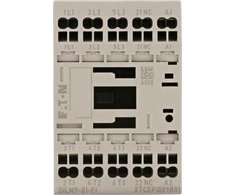 Eaton DILM maitinimo kontaktorius 3 polių 380V 400V 4kW 1R 24V DC spyruokliniai gnybtai 199238