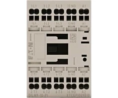 Eaton DILM maitinimo kontaktorius 3 polių 380V 400V 4kW 1Z 24V DC įstumiami spyruokliniai gnybtai 199233