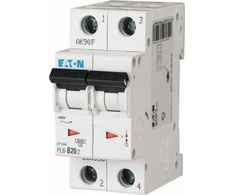 Eaton PL6-B20/2 6KA VIRŠSROVĖS GRANDINĖS IŠJUNGIKLIS