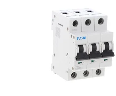 Eaton 278880 Grandinės pertraukiklis 3P D 0.5A 15kA AC FAZ-D0.5/3 278880