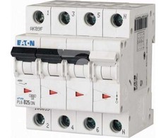 Eaton Automatinis jungiklis 3P+N D 25A 6kA AC PL6-D25/3N 165039