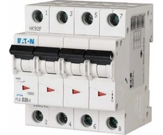 Eaton 166497 Grandinės pertraukiklis 4P B 20A 6kA AC PL6-B20/4 166497