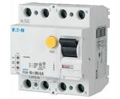 Eaton 168637 Liekamosios srovės grandinės pertraukiklis 4P 40A 0,3A tipas S/A FRCDM-40/4/03-S/A 168637