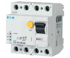 Eaton 168651 Liekamosios srovės grandinės pertraukiklis 4P 63A 0,3A tipas G/A FRCDM-63/4/03-G/A 168651