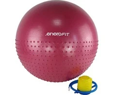 Eb Fit Gimnastikos kamuolys su pompa Enero Fit, 65 cm, raudonas