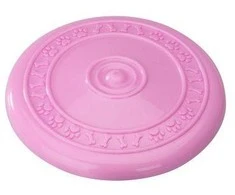 EBI Žaislų guminiai Frisbee rožių / braškių 23cm
