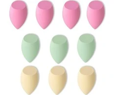 Eu Sandelis 10 makiažo kempinėlių rinkinys PASTEL MINT GB11