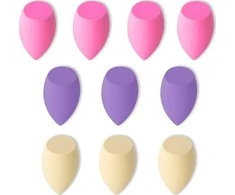 Ecarla 10 Pastelinių makiažo kempinėlių rinkinys GB12