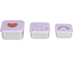 Lassig Happy Rascals Heart 3 vnt.. violetinė