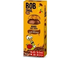 Bob Snail Eco-Snack Mango užkandis pieniniame šokolade 30 g