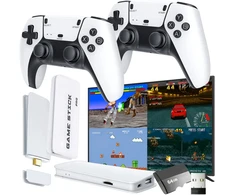 EcoBox Konsolė do gier retro + 2 valdymo pulteliai balta 64Gb (Ecobox)