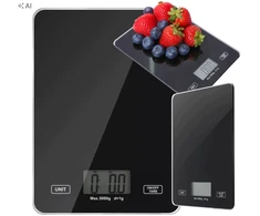 Virtuvinės svarstyklės EcoBox Juodas 1g / 5kg (Ecobox)