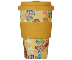 Ecoffee cup „Puošnus puodelis“ Van Gogh Museum 50-mečio jubiliejus Gėlės 400 ml – Geltonos gėlės