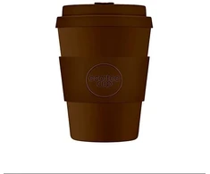 Ecoffee cup Puodelis išsinešimui Ecoffee Cup Solid Colours Spooky Action 350 ml – Ruda