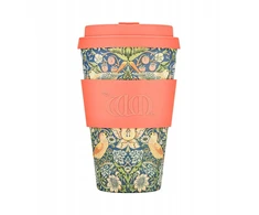 Ecoffee cup Priedangiamasis puodelis Ecoffee Cup William Morris Gallery 400 ml – Strawberry Thief