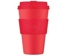 Ecoffee Cup „Ecoffee Solid Colours Meridian Gate“ 400 ml išsinešimo puodelis – raudonas