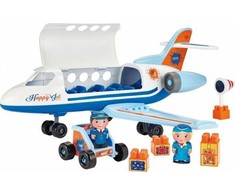 Ecoiffier Smoby - Ecoiffier Abrick Klocki Plane 28 vnt.