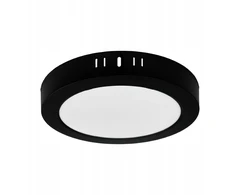 Ecolight Įleidžiamas šviestuvas N/T apvalus 18W 1980lm 4000K IP20 juodas DL-1 EC20473