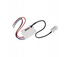 Ecolight PIR judesio jutiklis IP65 360 laipsnių 800 W, 6 m diapazonas su išoriniu zondu, baltas CP-12