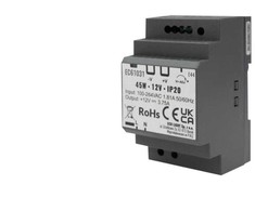 Maitinimo šaltinis Ecolight Maitinimo šaltinis na szynę DIN PREMIUM 12V 45W