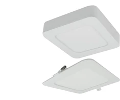 Ecolight Įleidžiamasis šviestuvas downlight CCT 2in1 su rėmeliu 24W 2200lm IP20 kvadratinis baltas (EC61086)