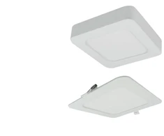 Ecolight Įleidžiamasis šviestuvas downlight CCT 2in1 su rėmeliu 12W 1100lm IP20 kvadratinis baltas (EC61084)