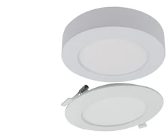 Ecolight Įleidžiamoji šviestuvo CCT 2in1 su rėmeliu 24W 2200lm IP20 apvali balta (EC61082)