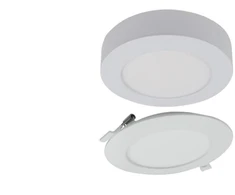 Ecolight Įleidžiamojo apšvietimo šviestuvas CCT 2in1 su rėmeliu 12W 1100lm IP20 apvalus baltas (EC61080)