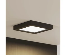 Ecolight Prožektorius įleidžiamas N/T kvadratinis 18W 1980lm 4000K juodas IP20 DL-1 EC20477