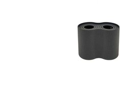 Ecolight GU10 paviršinio montavimo halogeninis šviestuvas, juodas, apvalus, dvigubas, OHN-21C